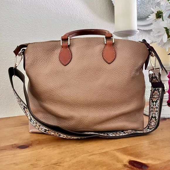 Dooney & Bourke Dillen 2 Pocket Leather Satchel - Picture 5 of 16